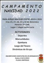 CAMPAMENTO DE NAVIDAD 2022